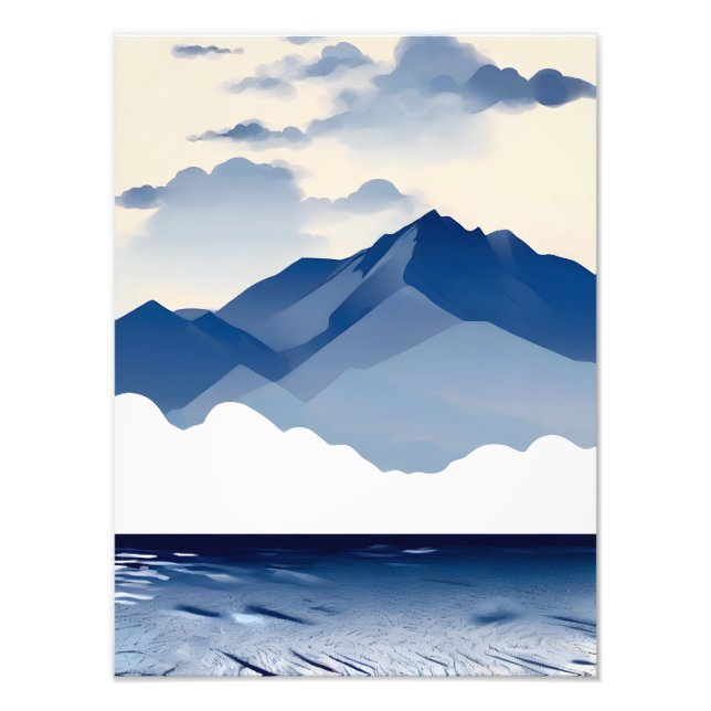  Tranquil Coastline Escape Photo Print (Front)