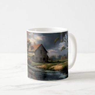 Tranquil Countryside Reflections Coffee Mug