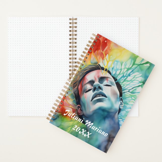 Tranquil Custom name Notebook (Inside)