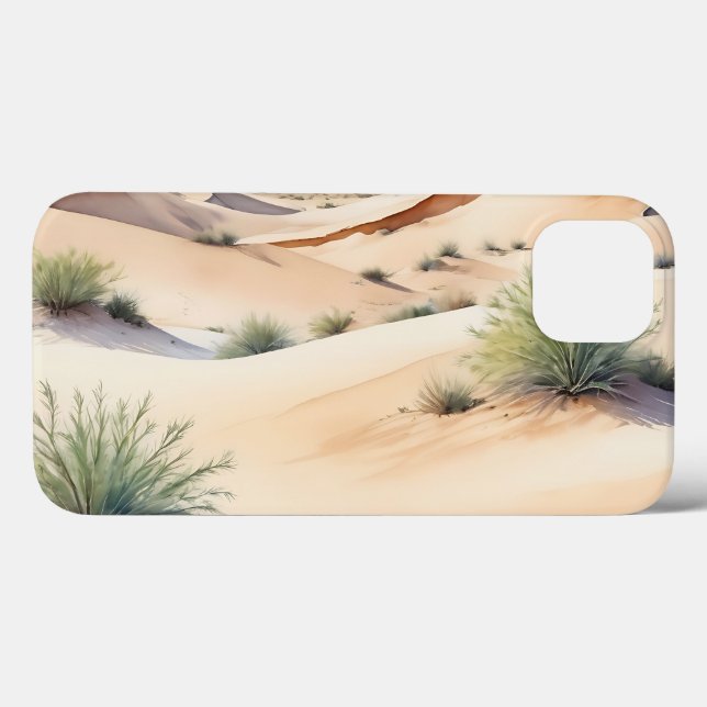 Tranquil Desert Landscape with Soft Dunes Case-Mate iPhone Case (Back (Horizontal))