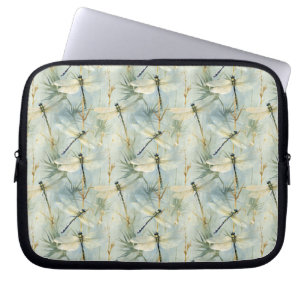 Tranquil Dragonfly Watercolour-style Laptop Sleeve