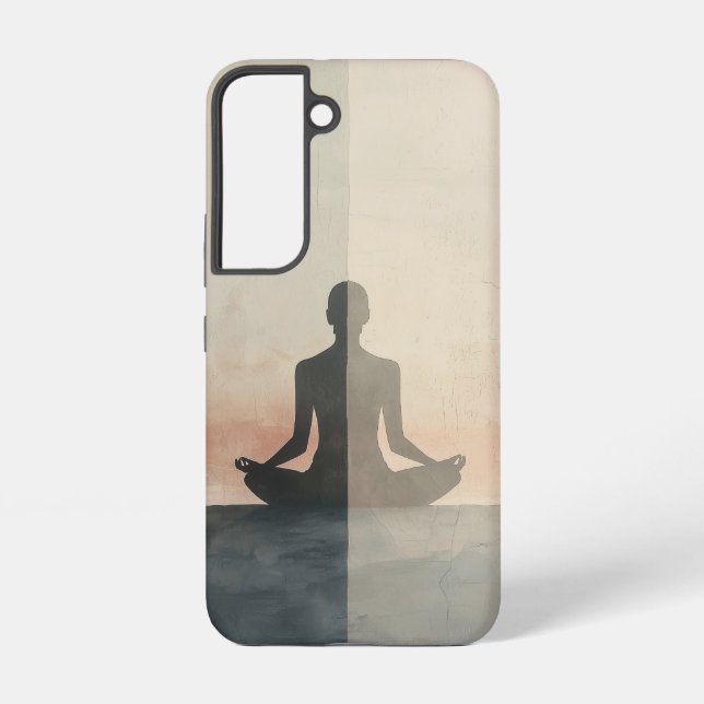 Tranquil Focus Meditation Phone Case (Back)