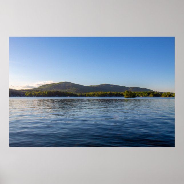 Tranquil Glen Lake in Upstate New York Poster (Front)