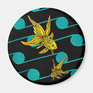 TRANQUIL GOLD FISH MAGNET