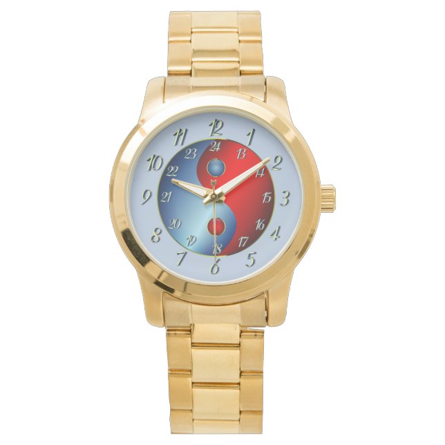 Tranquil Grey Ying Yang Watch (Front)