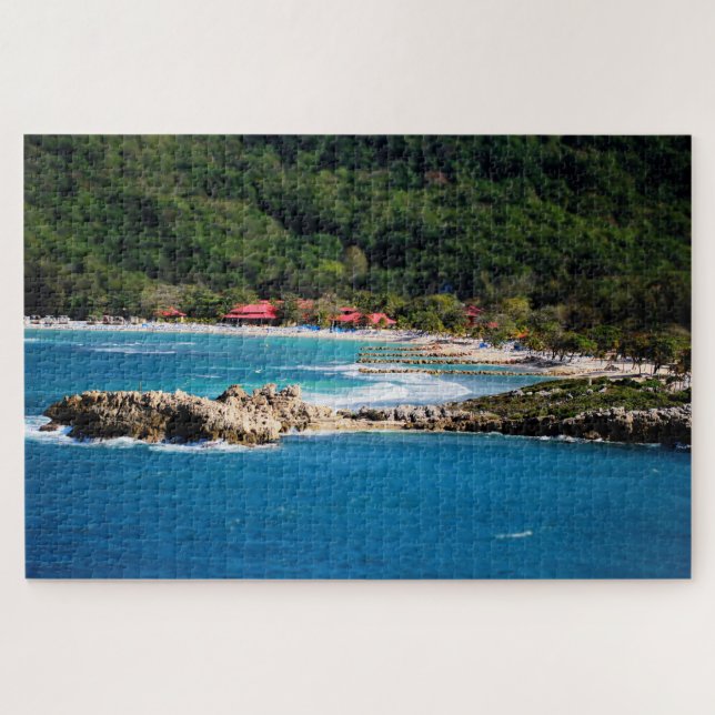 Tranquil Island Paradise Labadee Haiti Jigsaw Puzzle (Horizontal)