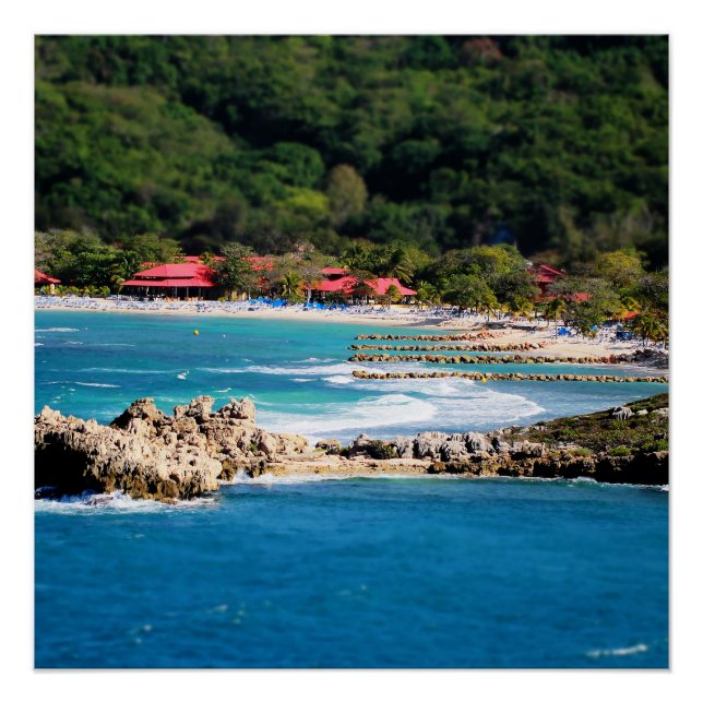 Tranquil Island Paradise Labadee Haiti Poster (Front)