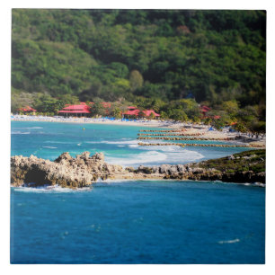 Tranquil Island Paradise Labadee Haiti Tile