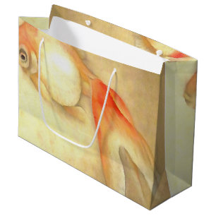 Tranquil Japanese Goldfish Large Gift Bag