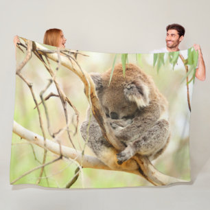 TRANQUIL KOALA FLEECE BLANKET