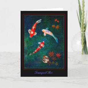Tranquil Koi Card