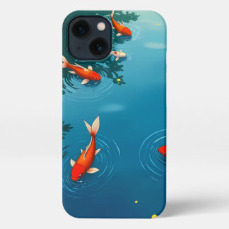 Tranquil Koi Pond iPhone Case – Japanese Art Style