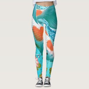 Tranquil Koi Pond Leggings