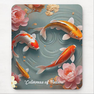 "Tranquil Koi Sanctuary" Mouse Mat