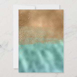 Tranquil Lagoon Colourful Abstract Pattern Thank You Card