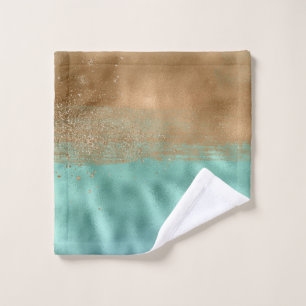 Tranquil Lagoon Colourful Abstract Pattern Wash Cloth