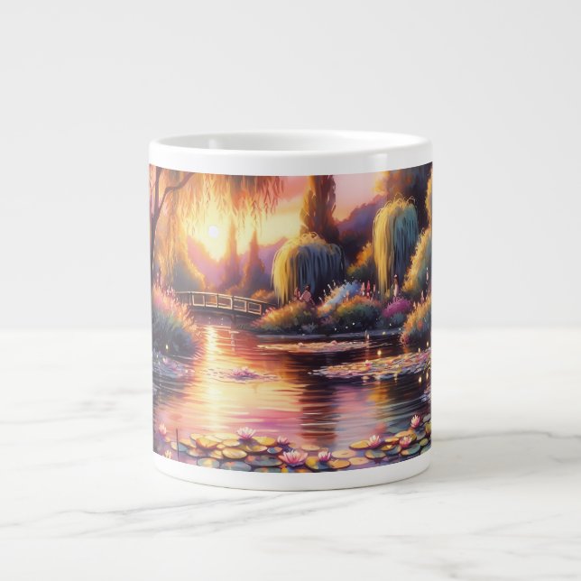 "Tranquil Lake  Large Coffee Mug (Front)