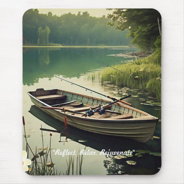 "Tranquil Lake Reflections" Mouse Mat (Front)