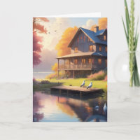 tranquil lakeside | charming wooden house birthday