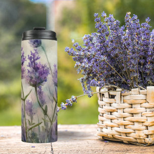 Tranquil Lavender Fields Thermal Tumbler