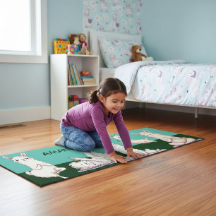 Tranquil Llama Yoga Mat