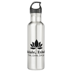 Tranquil Lotus: Inhale, Exhale Inspiration 710 Ml Water Bottle