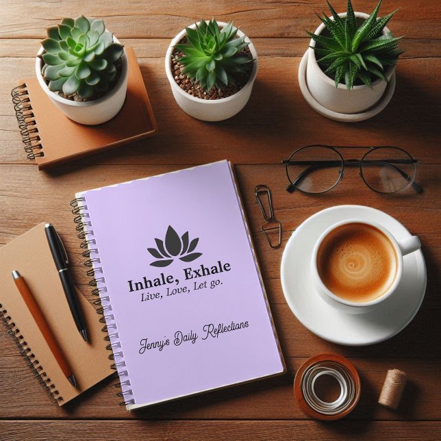 Tranquil Lotus: Inhale, Exhale Inspiration Custom Planner (Creator Uploaded)