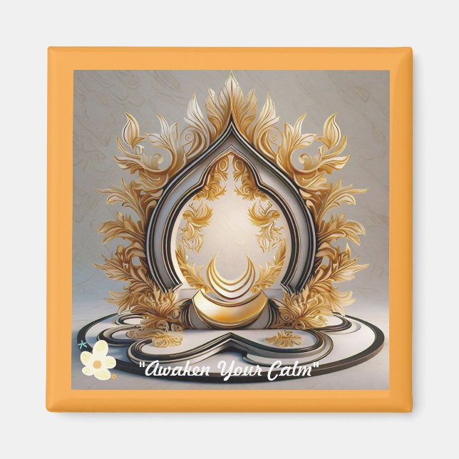 "Tranquil Mindful Soul" Magnet (Front)