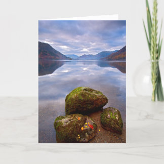 Tranquil morning, Ullswater, The Lake District Card
