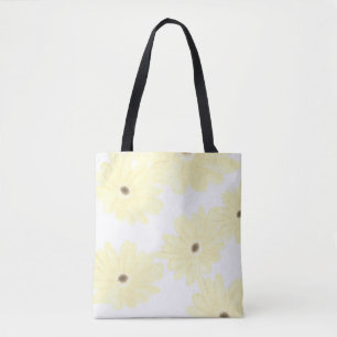 Tranquil Morning Yellow Flowers Tote Bag