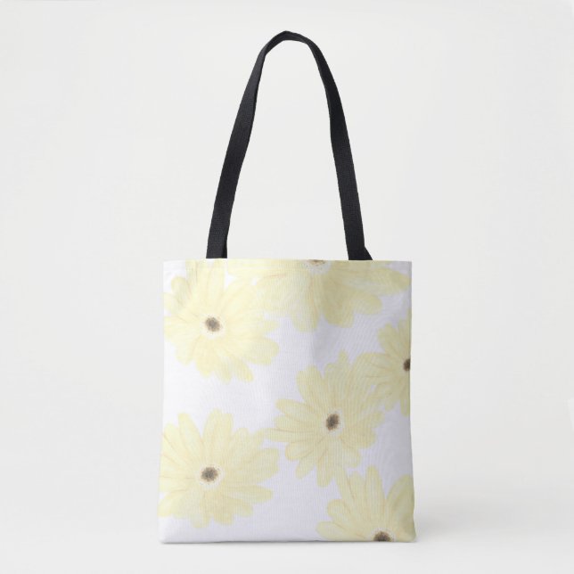 Tranquil Morning Yellow Flowers  Tote Bag (Front)