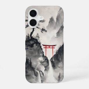 Tranquil Mountain Scene iPhone 16 Case