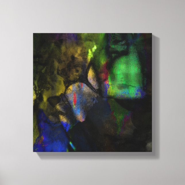 Tranquil Night Time Seaside Canvas Print (Front)