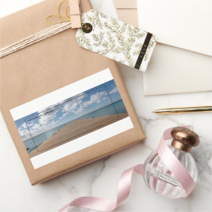 Tranquil Ocean Vibes Rectangular Sticker