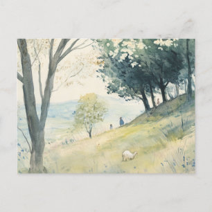 Tranquil Pasture   Postcard