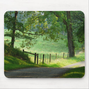 "Tranquil Path"-Country Lane Landscape Mouse Mat
