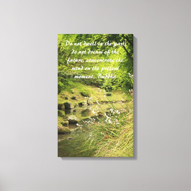 Tranquil pond canvas print (Front)