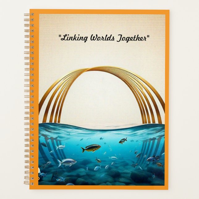 "Tranquil Scene Revealed" Planner (Front)