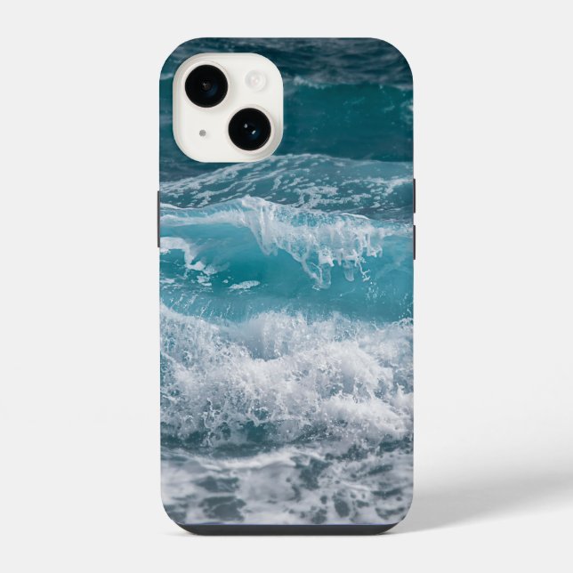 Tranquil Sea Motion Inspired Premium iPhone Case (Back)