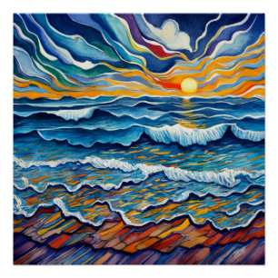  Tranquil Sunset Poster