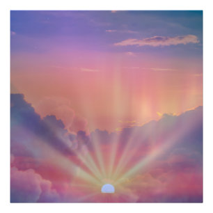 Tranquil Sunset Sky Magical Fantasy Art  Photo Print