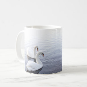 Tranquil Swans Photograph Coffee Mug