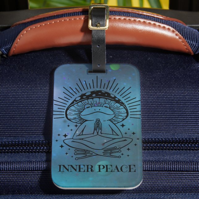 Tranquil Travel Luggage Tag (Front Insitu 2)