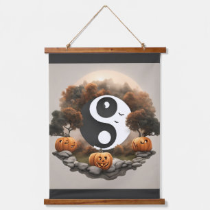 Tranquil Treats: Zen Halloween Aesthetics Hanging Tapestry