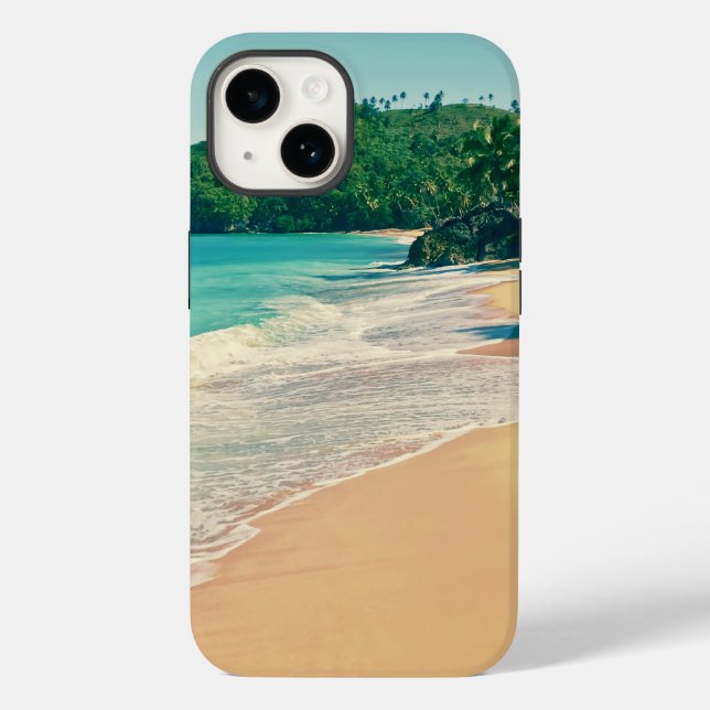 Tranquil Tropical Island Beach Case-Mate iPhone Case (Back)