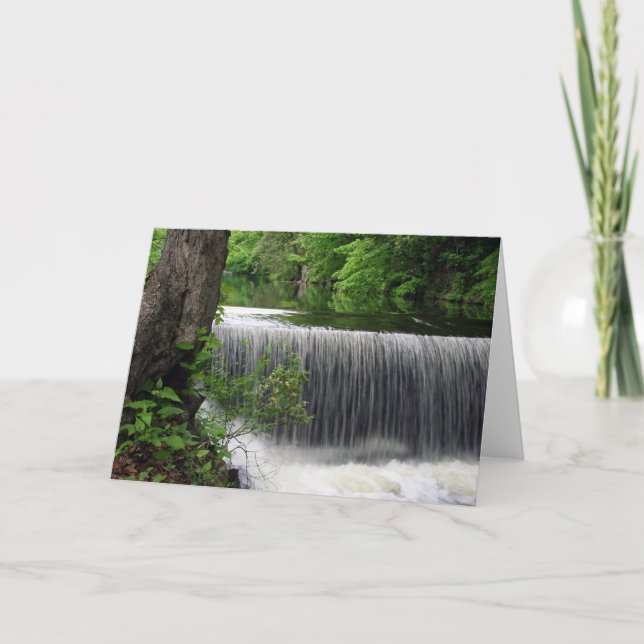 Tranquil Waterfall Card (Front)
