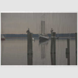 Tranquil Waters-Boat on the Water Decoupage  Tissue Paper