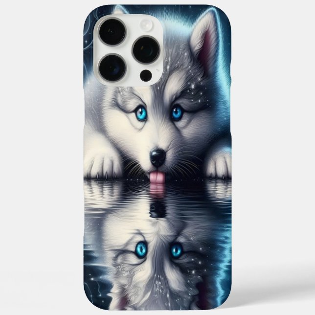 Tranquil Wolf Nature Scene Case-Mate iPhone Case (Back)