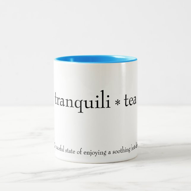 "tranquili*tea" mug (Center)