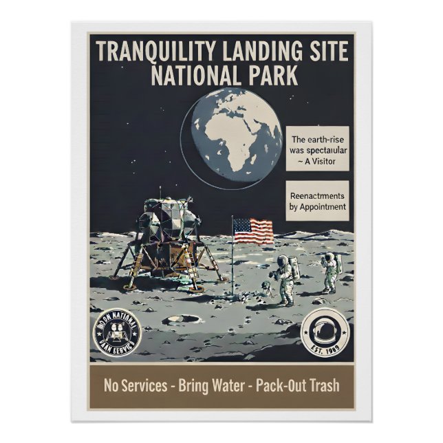 Tranquility Base Park - Poster (Front)